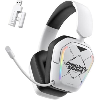 Onikuma GT883 headset BT (white) (Kabelgebunden, Kabellos), Gaming Headset, Weiss Onikuma GT883 headset BT (white) (Kabelgebunden, Kabellos), Gaming Headset, Weiss