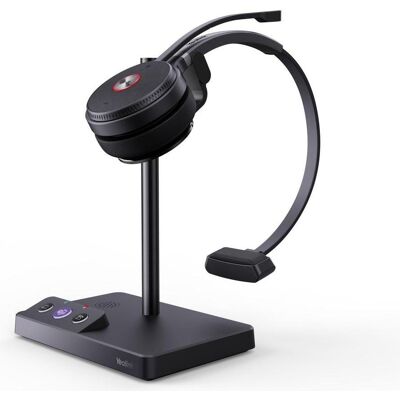 Yealink Wh62 Dect Wireless Headset (Kabellos, Micro USB-B, Microsoft Teams), Office Headset, Schwarz Yealink Wh62 Dect Wireless Headset (Kabellos, Micro USB-B, Microsoft Teams), Office Headset, Schwarz