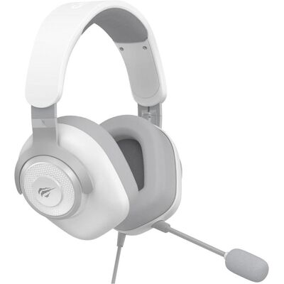 Havit Gaming headphones H2230D 3.5mm (white) (Kabelgebunden, Kabellos), Gaming Headset, Grau, Weiss Havit Gaming headphones H2230D 3.5mm (white) (Kabelgebunden, Kabellos), Gaming Headset, Grau, Weiss