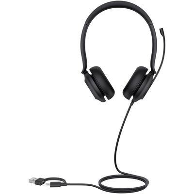 Yealink UH35 Dual - Headset - on-ear (Kabelgebunden, USB-A), Office Headset, Schwarz Yealink UH35 Dual - Headset - on-ear (Kabelgebunden, USB-A), Office Headset, Schwarz