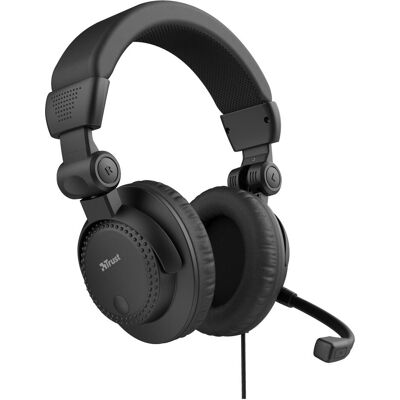 Trust Como (Kabelgebunden), Gaming Headset, Schwarz Trust Como (Kabelgebunden), Gaming Headset, Schwarz