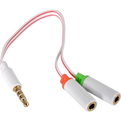 Sandberg Headset Konverter für Apple (0.10 m), Audiokabel Sandberg Headset Konverter für Apple (0.10 m), Audiokabel