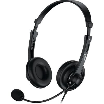 Genius Headset HS-230U/USB-C/ (Kabelgebunden, USB-C), Office Headset, Schwarz Genius Headset HS-230U/USB-C/ (Kabelgebunden, USB-C), Office Headset, Schwarz