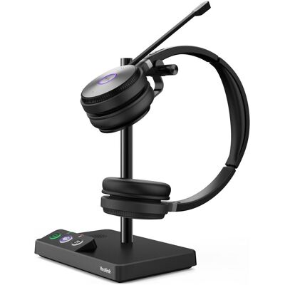 Yealink WH62 (Kabellos, USB-A, Microsoft Teams, Unify), Office Headset, Schwarz Yealink WH62 (Kabellos, USB-A, Microsoft Teams, Unify), Office Headset, Schwarz