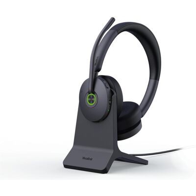 Yealink Wh 68 Serie (Kabelgebunden, Kabellos, USB-C, Microsoft Teams), Office Headset, Schwarz Yealink Wh 68 Serie (Kabelgebunden, Kabellos, USB-C, Microsoft Teams), Office Headset, Schwarz