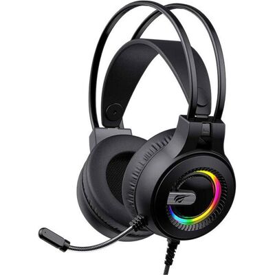 Havit Herní sluchátka H2040d (Černá) (Kabelgebunden), Gaming Headset, Schwarz, Mehrfarbig Havit Herní sluchátka H2040d (Černá) (Kabelgebunden), Gaming Headset, Schwarz, Mehrfarbig