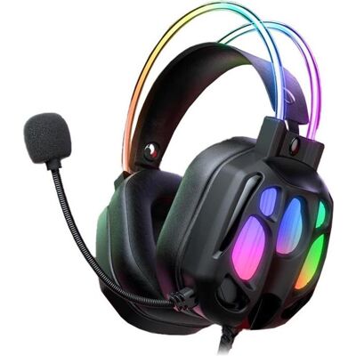 Onikuma X89 headset (black) (Kabelgebunden), Gaming Headset, Schwarz Onikuma X89 headset (black) (Kabelgebunden), Gaming Headset, Schwarz