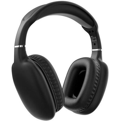Grupo Erik Snopy Fejhallgató Vezeték Nélküli - SN-BT43 Black (Bluetooth/AUX hang.szab., mikrofon, fekete) (Kabellos), Kopfhörer, Schwarz Grupo Erik Snopy Fejhallgató Vezeték Nélküli - SN-BT43 Black (Bluetooth/AUX hang.szab., mikrofon, fekete) (Kabellos), Kopfhörer, Schwarz