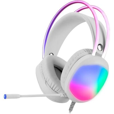 Marvo HG8959 Transparent RGB Gaming Headse (Kabelgebunden), Gaming Headset, Weiss, Transparent Marvo HG8959 Transparent RGB Gaming Headse (Kabelgebunden), Gaming Headset, Weiss, Transparent