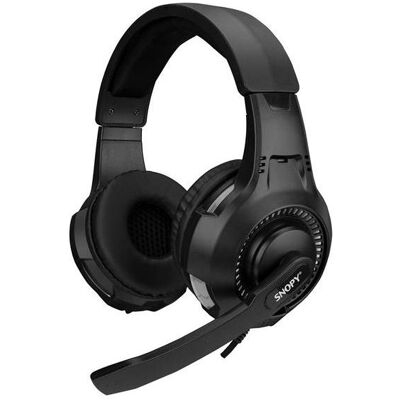 Grupo Erik Snopy SN-8800 Gametime-Headset – Schwarz – 3,5-mm-Klinkenstecker – Mikrofon – 2,2 m langes Kabel (Kabelgebunden), Kopfhörer, Schwarz Grupo Erik Snopy SN-8800 Gametime-Headset – Schwarz – 3,5-mm-Klinkenstecker – Mikrofon – 2,2 m langes Kabel (Kabelgebunden), Kopfhörer, Schwarz