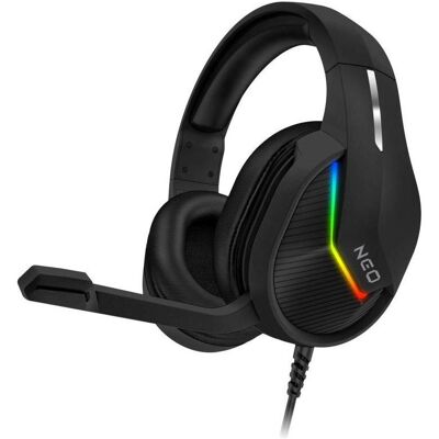 Connect IT NEO schwarz / Gaming-Kopfhörer / Mikrofon / 3,5-mm-Klinke + USB (Kabelgebunden), Gaming Headset, Schwarz Connect IT NEO schwarz / Gaming-Kopfhörer / Mikrofon / 3,5-mm-Klinke + USB (Kabelgebunden), Gaming Headset, Schwarz