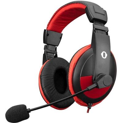 Grupo Erik Snopy SN-4488 Profi-Headset – mit Mikrofon – 3,5-mm-Klinkenstecker – schwarz und rot (Kabelgebunden), Kopfhörer, Rot, Schwarz Grupo Erik Snopy SN-4488 Profi-Headset – mit Mikrofon – 3,5-mm-Klinkenstecker – schwarz und rot (Kabelgebunden), Kopfhörer, Rot, Schwarz