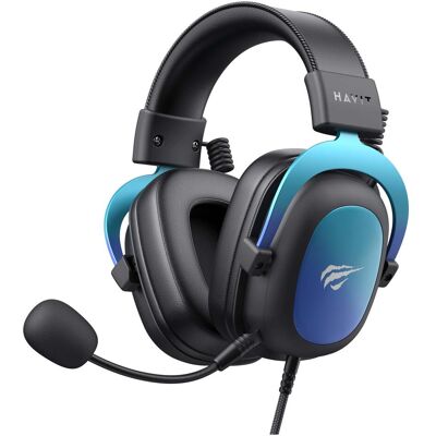 Havit H2002U PRO (gradient) (Kabelgebunden), Gaming Headset, Blau, Schwarz Havit H2002U PRO (gradient) (Kabelgebunden), Gaming Headset, Blau, Schwarz