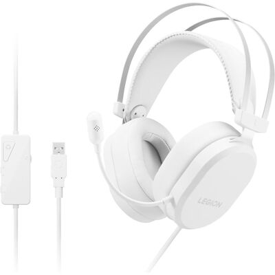 IBM Legion H320 7.1 Surround Sound Gaming Headset Glacier White (P) (Kabelgebunden), Gaming Headset, Weiss IBM Legion H320 7.1 Surround Sound Gaming Headset Glacier White (P) (Kabelgebunden), Gaming Headset, Weiss