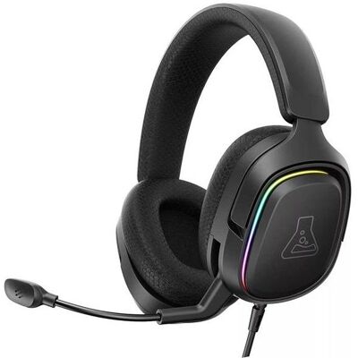 The G-Lab G-Lab Mercury Headset – mit Mikrofon – 3,5-mm-Klinkenstecker – RGB-Beleuchtung – Schwarz (Kabelgebunden), Gaming Headset, Schwarz The G-Lab G-Lab Mercury Headset – mit Mikrofon – 3,5-mm-Klinkenstecker – RGB-Beleuchtung – Schwarz (Kabelgebunden), Gaming Headset, Schwarz