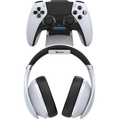 Subsonic Charger for PS5 controller and Stand for headset (PS5), Gaming Controller Zubehör, Weiss, Schwarz Subsonic Charger for PS5 controller and Stand for headset (PS5), Gaming Controller Zubehör, Weiss, Schwarz