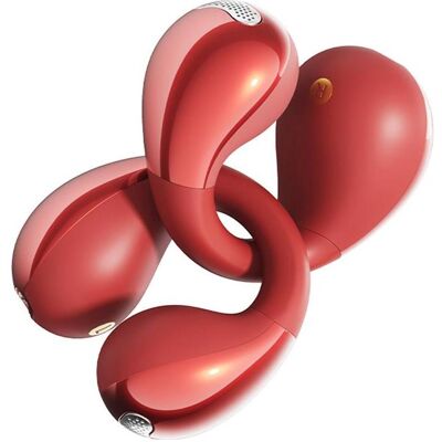 QCY Crossky Clip C30S Headphones (red) (6 h, Kabellos), Kopfhörer, Rot QCY Crossky Clip C30S Headphones (red) (6 h, Kabellos), Kopfhörer, Rot