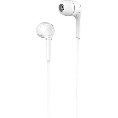 Hoco Wired headphones wire earphones Jack 3,5 mm with microphone M40 white (Kabelgebunden), Kopfhörer, Weiss Hoco Wired headphones wire earphones Jack 3,5 mm with microphone M40 white (Kabelgebunden), Kopfhörer, Weiss