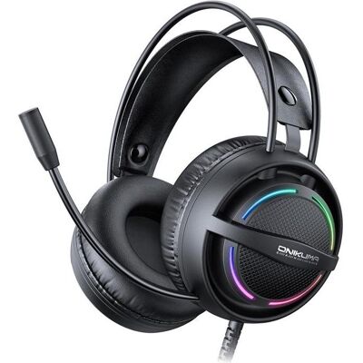 Onikuma X88 Headset (black) (Kabelgebunden), Gaming Headset, Schwarz Onikuma X88 Headset (black) (Kabelgebunden), Gaming Headset, Schwarz