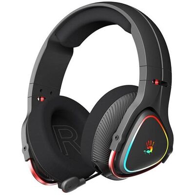A4Tech Bloody MR710 BT5.3+2.4G+Wired czarne (Kabelgebunden, Kabellos), Gaming Headset, Schwarz A4Tech Bloody MR710 BT5.3+2.4G+Wired czarne (Kabelgebunden, Kabellos), Gaming Headset, Schwarz