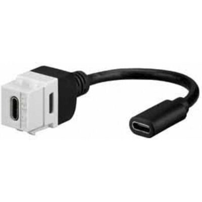 Rutenbeck USB-C Keystone, Weiß - Elektronikkabel Rutenbeck USB-C Keystone, Weiß - Elektronikkabel