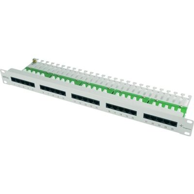 Telegärtner 19" ISDN/Telefon Patch Panel MPPI25 H, Server Zubehör, Grau Telegärtner 19" ISDN/Telefon Patch Panel MPPI25 H, Server Zubehör, Grau