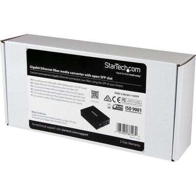 StarTech.com - MCM1110SFP - Offenes SFP-Steckplatz StarTech.com - MCM1110SFP - Offenes SFP-Steckplatz