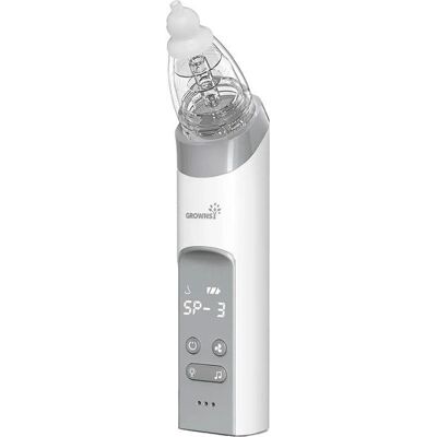 Grownsy, Nasensauger, nasal aspirator with 3 tips (gray) Grownsy, Nasensauger, nasal aspirator with 3 tips (gray)