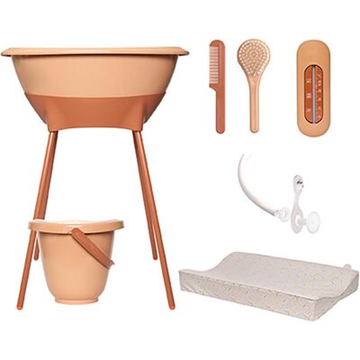 Luma, Babybadewanne, -Bathet mit sich wechselnden Kupferkissen -Kupfer Luma, Babybadewanne, -Bathet mit sich wechselnden Kupferkissen -Kupfer