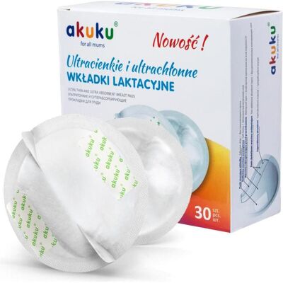 Akuku, Stilleinlagen, A0354 STILLEINLAGEN ULTRA-DÜNN (30x) Akuku, Stilleinlagen, A0354 STILLEINLAGEN ULTRA-DÜNN (30x)