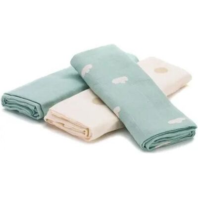 Fillikid Mullwindeln Punkte 3er Pack (3 Stk.) Fillikid Mullwindeln Punkte 3er Pack (3 Stk.)