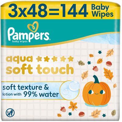 Pampers Aqua Soft Touch (3 x 48 Stk.) Pampers Aqua Soft Touch (3 x 48 Stk.)