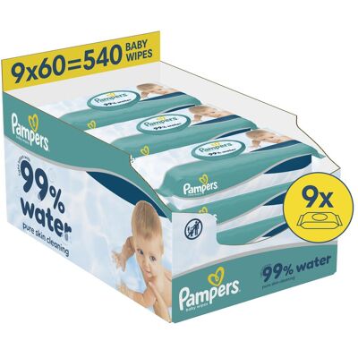 Pampers 99% Water (9 x 60 Stk.) Pampers 99% Water (9 x 60 Stk.)