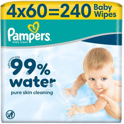 Pampers 99% Water (4 x 60 Stk.) Pampers 99% Water (4 x 60 Stk.)