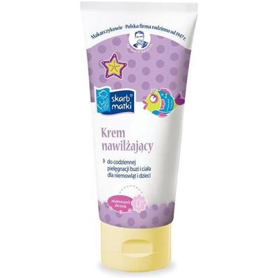 Skarb Matki, Babykörperpflege, Krem nawilżający do codziennej pielęgnacji buzi i ciała dla niemowląt i dzieci 75ml Skarb Matki, Babykörperpflege, Krem nawilżający do codziennej pielęgnacji buzi i ciała dla niemowląt i dzieci 75ml