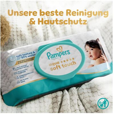 Pampers Aqua Soft Touch (4 x 48 Stk.) Pampers Aqua Soft Touch (4 x 48 Stk.)