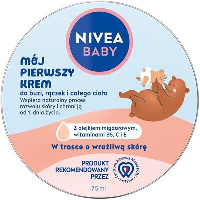 NIVEA, Babykörperpflege, Baby My First Cream For Face Hands And Whole Body 75ml NIVEA, Babykörperpflege, Baby My First Cream For Face Hands And Whole Body 75ml