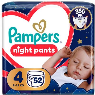 Pampers Pants Night Size 4 52 Pieces Comfortable And Absorbent Nighttime Diapers For Your Baby (Gr. 4, 52 Stk.) Pampers Pants Night Size 4 52 Pieces Comfortable And Absorbent Nighttime Diapers For Your Baby (Gr. 4, 52 Stk.)