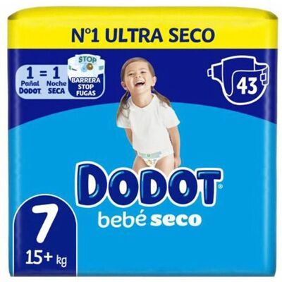 Dodot Baby Dry Größe 7 (15-24kg) Packung 129 Windeln Dodot Baby Dry Größe 7 (15-24kg) Packung 129 Windeln