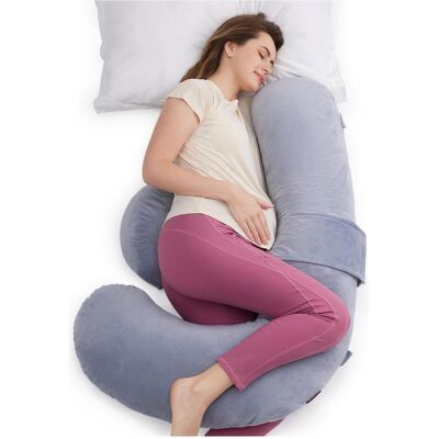 Momcozy, Stillkissen, Pp006 F-Form Stillkissen Air-Layer Grau Momcozy, Stillkissen, Pp006 F-Form Stillkissen Air-Layer Grau