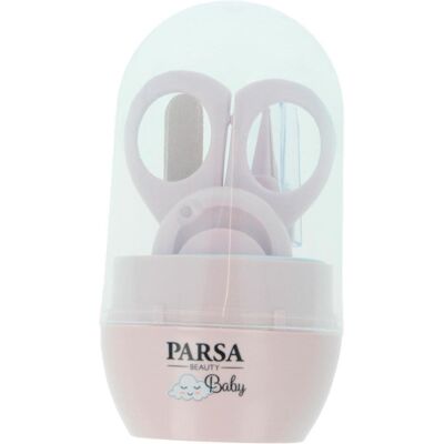 Parsa Baby, Babykörperpflege, 6-delt negleplejesaet, nyfødt - rosa Parsa Baby, Babykörperpflege, 6-delt negleplejesaet, nyfødt - rosa