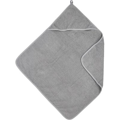Meyco, Babybadetuch, Kaputzentuch basic Frottee grau (75 x 75 cm) Meyco, Babybadetuch, Kaputzentuch basic Frottee grau (75 x 75 cm)