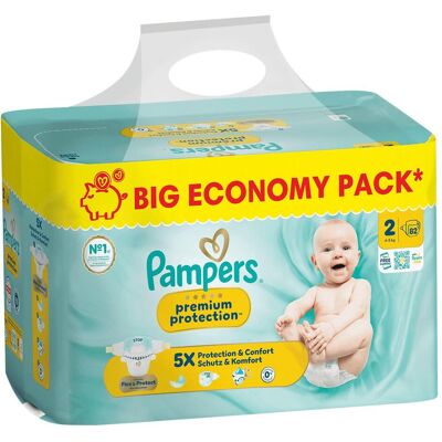 Pampers Premium Protection New Baby (Gr. 2, 82 Stk.) Pampers Premium Protection New Baby (Gr. 2, 82 Stk.)