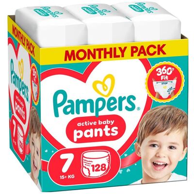 Pampers Pants Size 7 1x128 (Gr. 7, Monatsbox, 128 Stk.) Pampers Pants Size 7 1x128 (Gr. 7, Monatsbox, 128 Stk.)