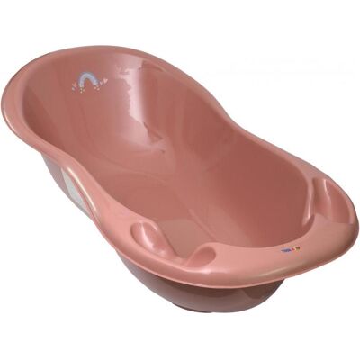 Tega Baby, Babybadewanne, bathtub with stopper METEO, 102 cm, Brown, ME-005 Tega Baby, Babybadewanne, bathtub with stopper METEO, 102 cm, Brown, ME-005