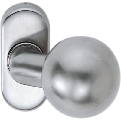 EDI Edelstahl Profiltür-Knopf - Matt Finish - Für Innentüren EDI Edelstahl Profiltür-Knopf - Matt Finish - Für Innentüren