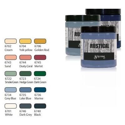 Schjerning, Künstlerfarbe + Bastelfarbe, 6704 Rustical Yolk Yellow 250ML (250 ml) Schjerning, Künstlerfarbe + Bastelfarbe, 6704 Rustical Yolk Yellow 250ML (250 ml)
