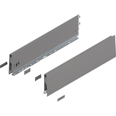 Blum, Schubladenauszüge, Set di spondine Merivobox 470K 400 mm bianco serico opaco Blum, Schubladenauszüge, Set di spondine Merivobox 470K 400 mm bianco serico opaco