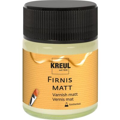 Kreul, Künstlerfarbe + Bastelfarbe, Firnis, matt, 50 ml (50 ml) Kreul, Künstlerfarbe + Bastelfarbe, Firnis, matt, 50 ml (50 ml)