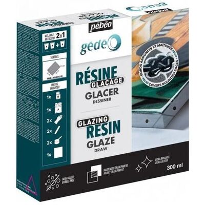 Pebeo, Künstlerfarbe + Bastelfarbe, Gédéo Kit Überzugharz (300 ml) Pebeo, Künstlerfarbe + Bastelfarbe, Gédéo Kit Überzugharz (300 ml)